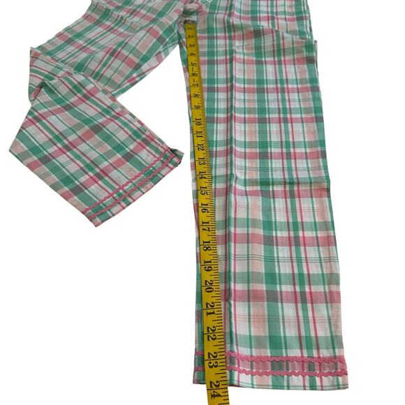 NWT Classic Prep Childrenswear Pastel Plaid Evie Pants Girls - Picture 7 of 11